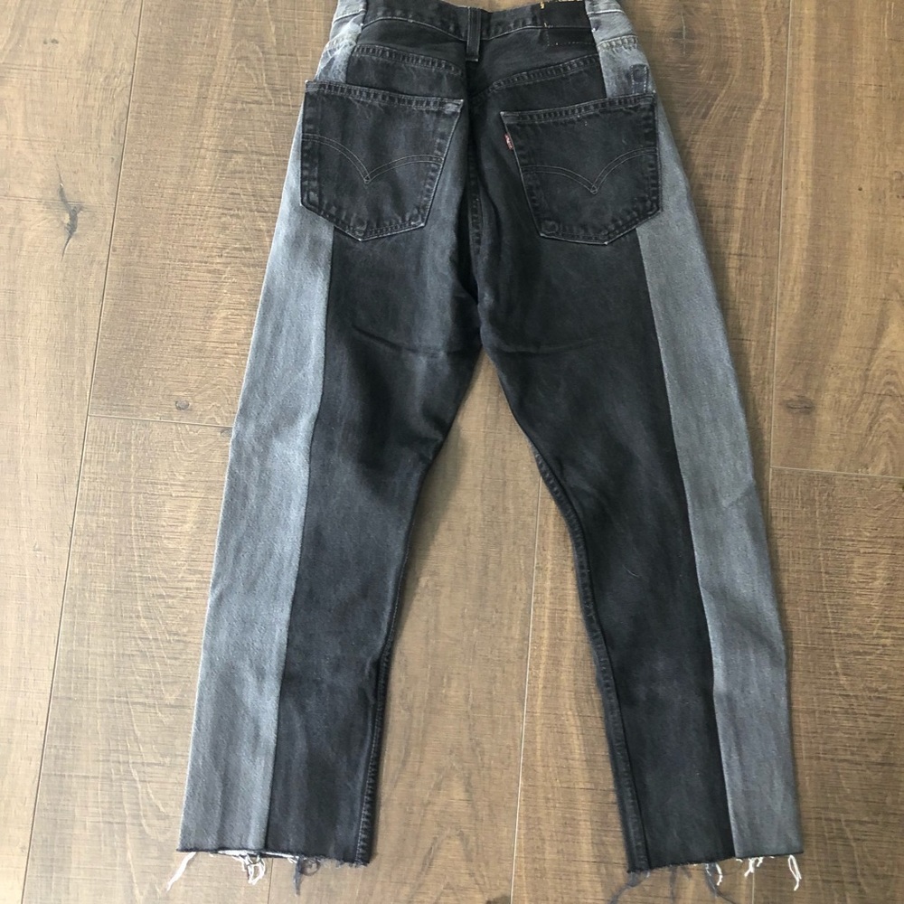 EB Denim two toned black and gray jeans size 26